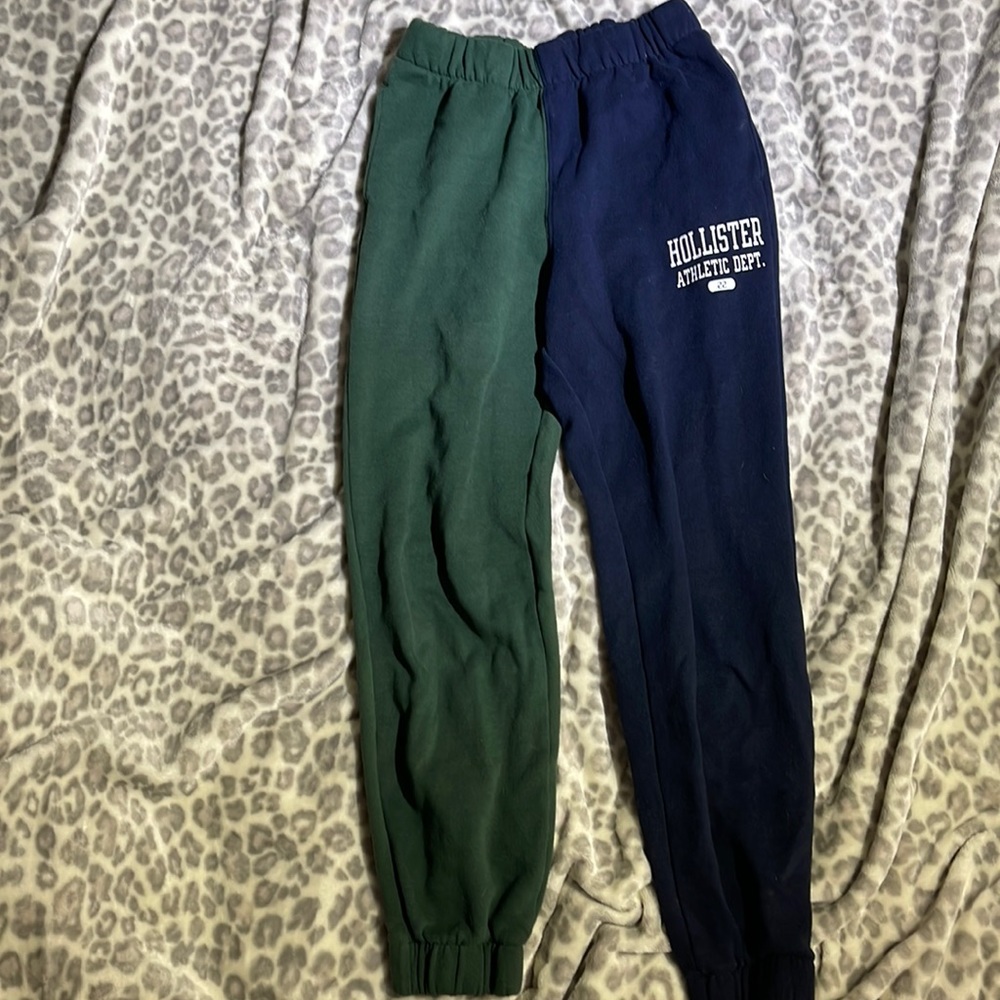 xs hollister high rise sweat pants